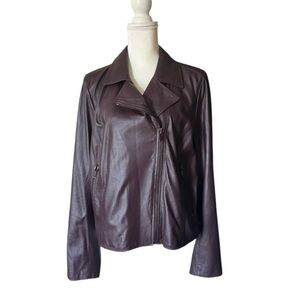 Lewit Dark Brown Leather Jacket